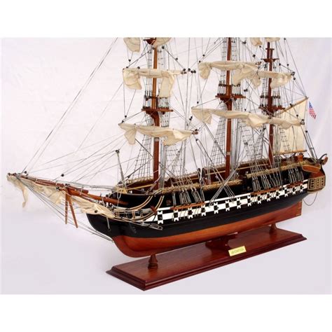 USS Constitution American frigate display model ship