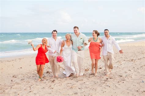 Modern Pink & Orange Beach Wedding | Every Last Detail