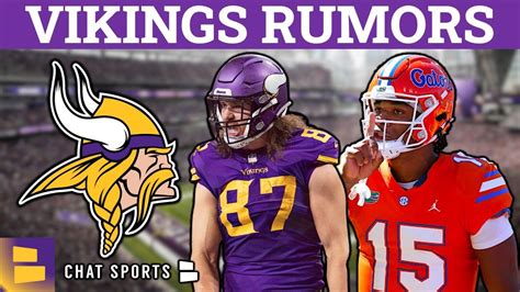 Vikings Rumors On: Anthony Richardson, T.J. Hockenson & Brian Flores Press Conference - YouTube