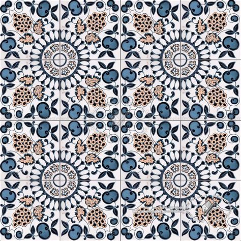 Ceramic ornate tile texture seamless 20285