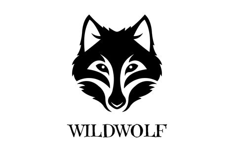 Black and White Logo - Wolf #3 Graphic by bhagawantastudio · Creative ...