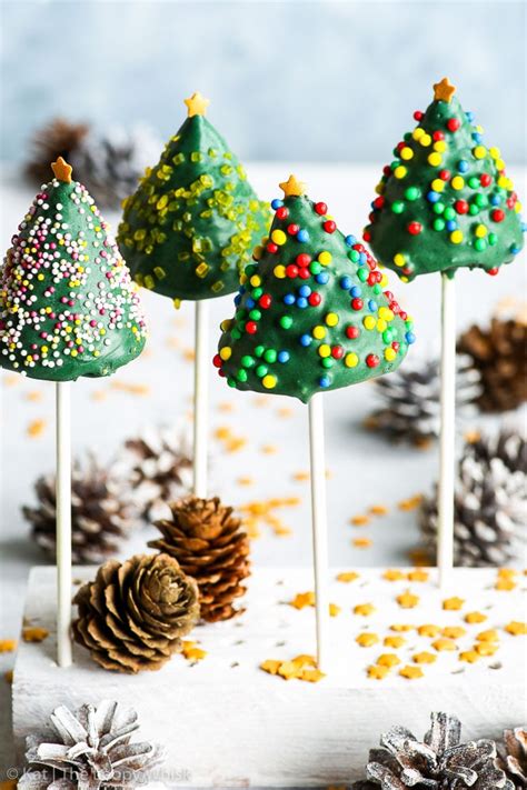 Gluten Free Christmas Cake Pops 4 Ways - The Loopy Whisk