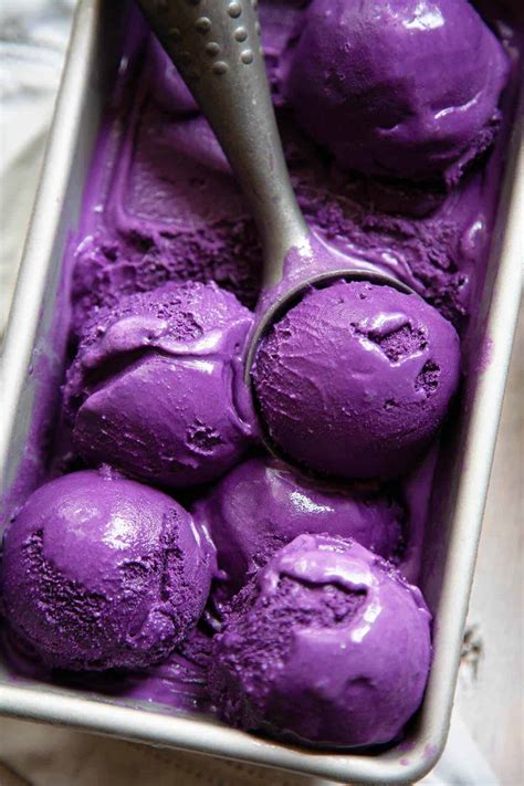 the BEST Homemade Ube Ice Cream | Foodtasia