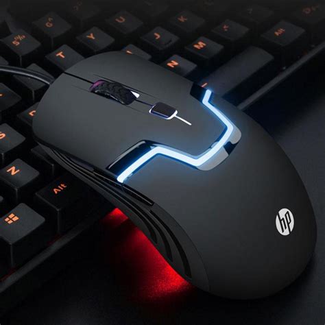 HP High Performance Gaming Mouse with 7 Colors Rainbow LED Light Mice ...