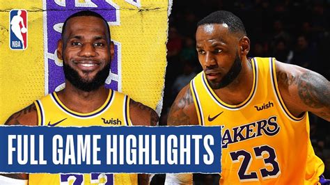 LAKERS at SPURS | FULL GAME HIGHLIGHTS | November 25, 2019 - YouTube