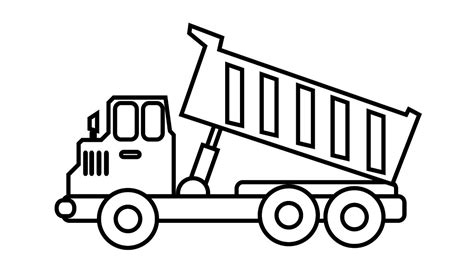 Dump Truck Drawing | Free download on ClipArtMag