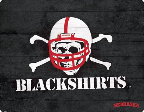 University of Nebraska Black Background | Blackshirts, Nebraska, Tufted