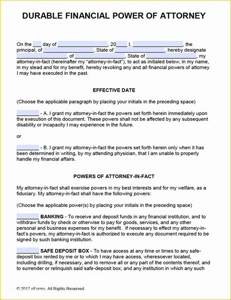 Free Poa Template Of Power Of attorney form Free Poa forms Us ...