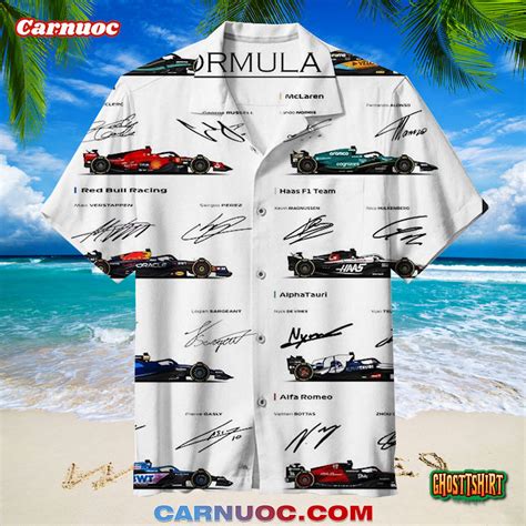 F1 Formula One Teams 2023 Aloha Hawaiian Shirt