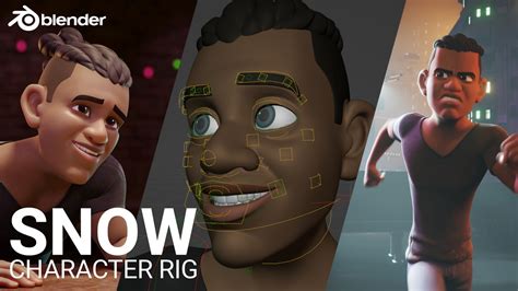 Snow - Character Rig - Blender Studio