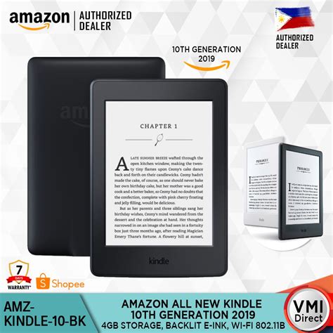 Amazon All New Kindle 10th Gen. 2019 version Touchscreen Display, Wi-Fi ...