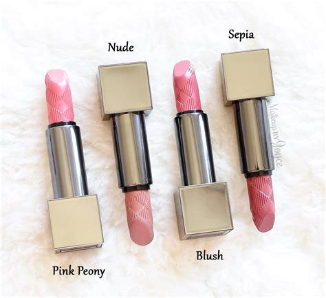 MakeupByJoyce ** !: Swatches + Review: Burberry Kisses and Lip Velvet Lipstick Collection