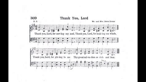 Thank You Lord, For Saving my Soul Chords - Chordify