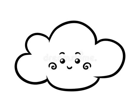 Cloud Coloring Pages For Kids