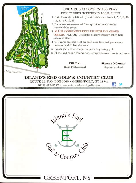 Course Details - Island's End Golf & Country Club