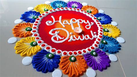 Happy Diwali Colourful Rangoli Designs 2023 - Radiant Rangoli