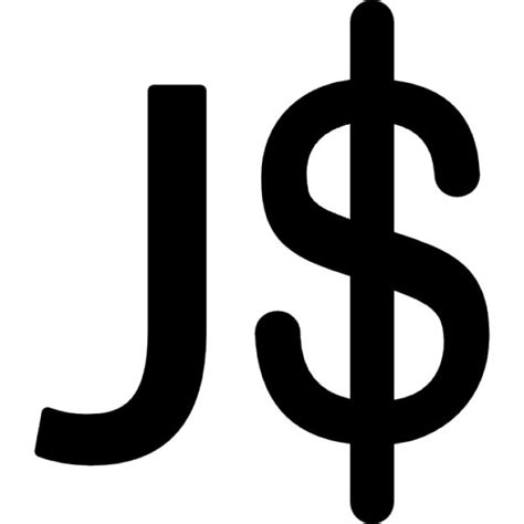 Jamaica dollar currency symbol Icons | Free Download