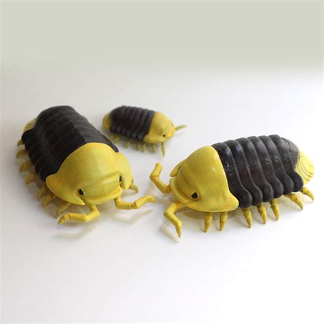 STL file Cubaris Rubber Ducky Isopod Roly Poly・3D printable design to ...