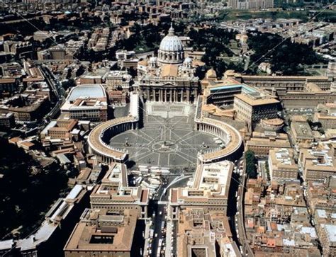 Price an image of Aerial view of St Peter's Square and Basilica, Rome, Italy from Heritage ...