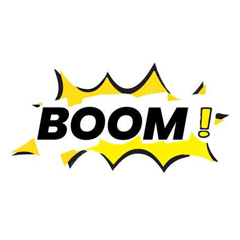 Comic Boom Clipart Transparent PNG Hd, Boom Comic Word Boom Wording, Boom Clipart, Colorful, Art ...