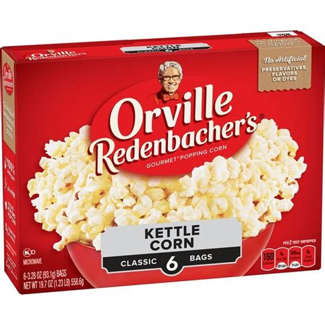 Orville Redenbacher's Kettle Corn Classic Bag (19.704 oz) - Instacart