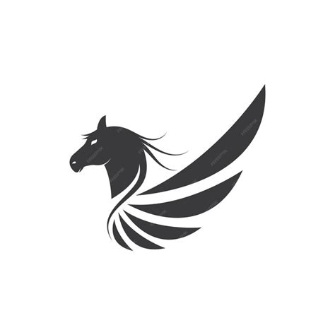 Premium Vector | Pegasus vector logo template vector illustration