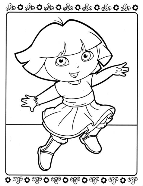 Dora Coloring Pages Pdf : Taigutier Dora Coloring Book Pictures - Most ...