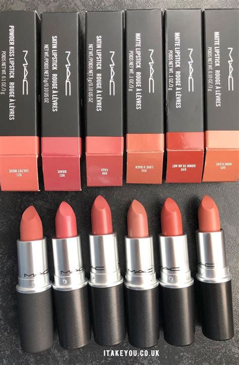 6 Shades of Mac Lipsticks | Mac Sultry Move vs Brave, Faux, Love U Back