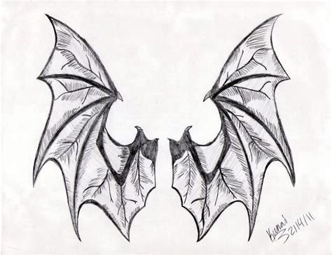 Bat wings drawing | Wing tattoo designs, Wings tattoo, Wings drawing