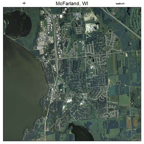 Aerial Photography Map of McFarland, WI Wisconsin