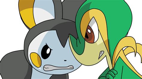 snivy vs emolga by lunathehedgehog13 on DeviantArt