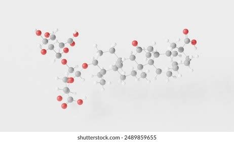 Glycyrrhizic Acid Molecule 3d Molecular Structure Stock Illustration 2489859655 | Shutterstock