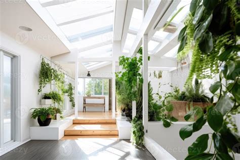 Modern veranda with plants 22263654 Stock Photo at Vecteezy