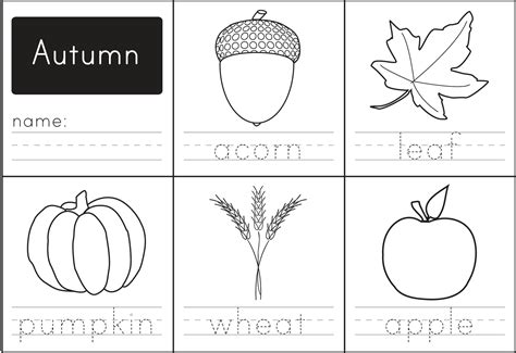 Free Printable: Autumn Words - Paging Supermom