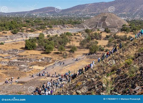 The Pyramids in Ancient City of Teotihuacan in Mexico Editorial Photo ...