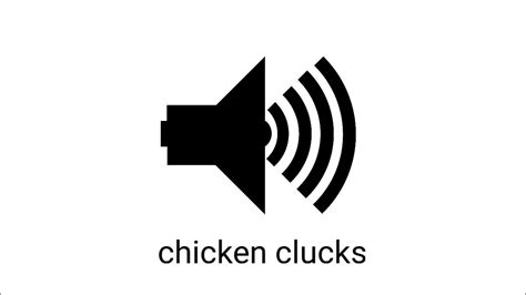 chicken clucking sound effect (royalty free) - YouTube