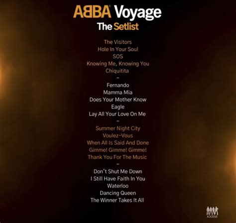 ABBA Voyage setlist + video of Dancing Queen - Entertainment Talk ...