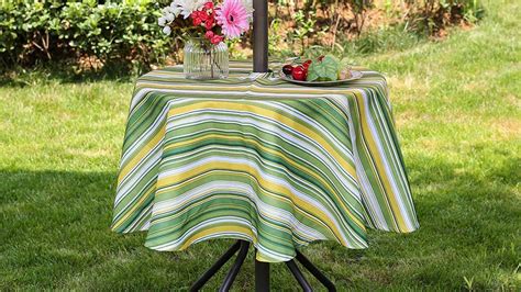 10 Best Round Outdoor Tablecloths 2023 - buyforgarden.co.uk