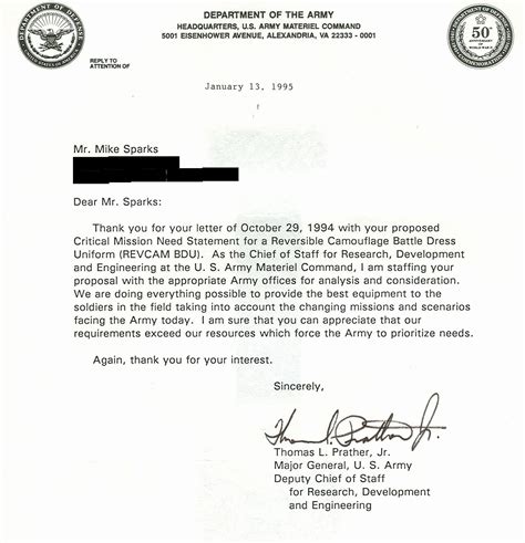 Navy Letter Of Intent Template
