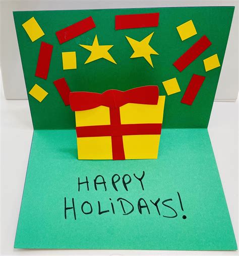 DIY: Holiday Pop-Up Card | The New Children's Museum