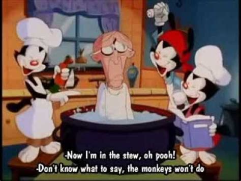 Animaniacs - The Monkey Song (With lyrics) - YouTube