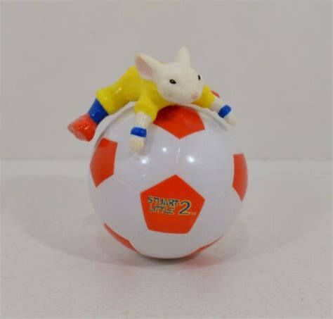 RARE 2002 Stuart Little 2 Soccer Ball 3.25" Wendy's Movie Action Figure Toy | eBay