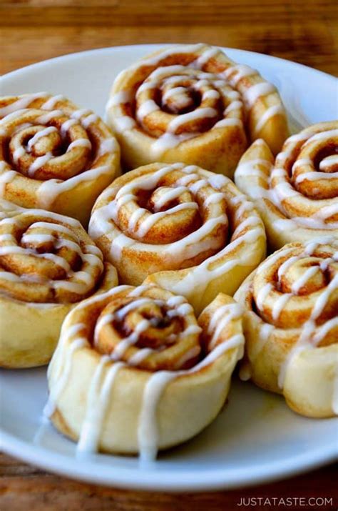 Pizza Dough Cinnamon Rolls - Just a Taste