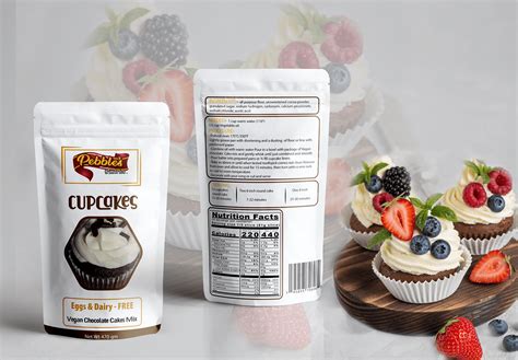 CUPCAKE MIX LABELING/PACKAGING on Behance