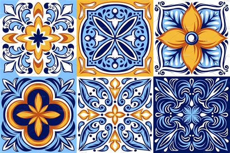 Italian ceramic tile pattern. Ethnic | Custom-Designed Textures ...