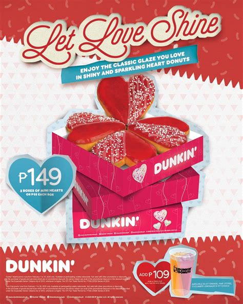 Dunkin' Donuts Offers Heart-Shaped Doughnut For Valentine's Day