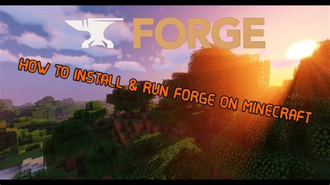 Minecraft, How to install forge - YouTube