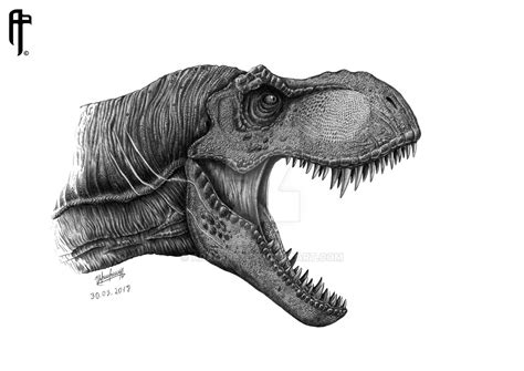 Jurassic World T. Rex (Rexy) portrait by Aram-Rex on DeviantArt