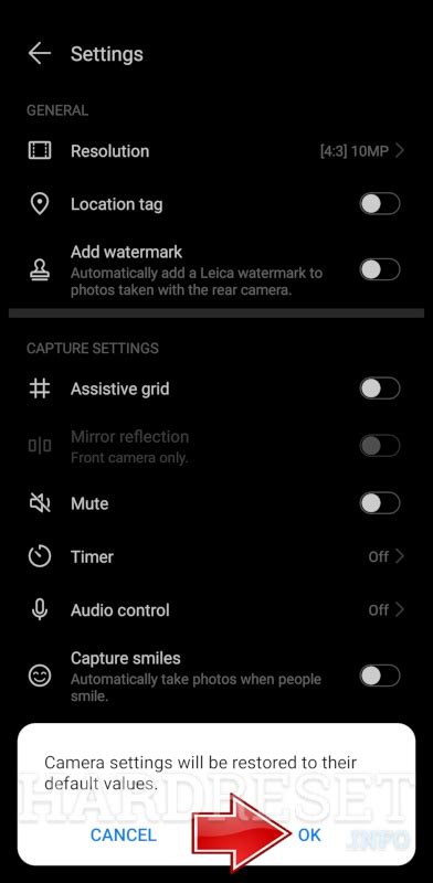 How to reset HUAWEI Nova Y60 camera? - HardReset.info