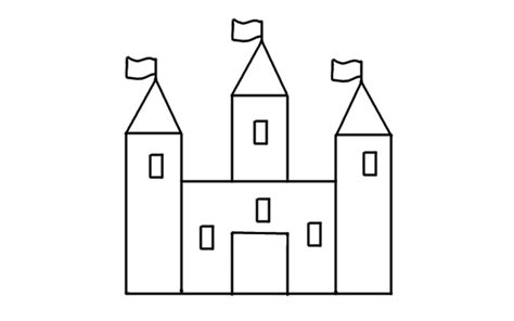 How to Draw a Castle? | Step by Step Castle Drawing for Kids